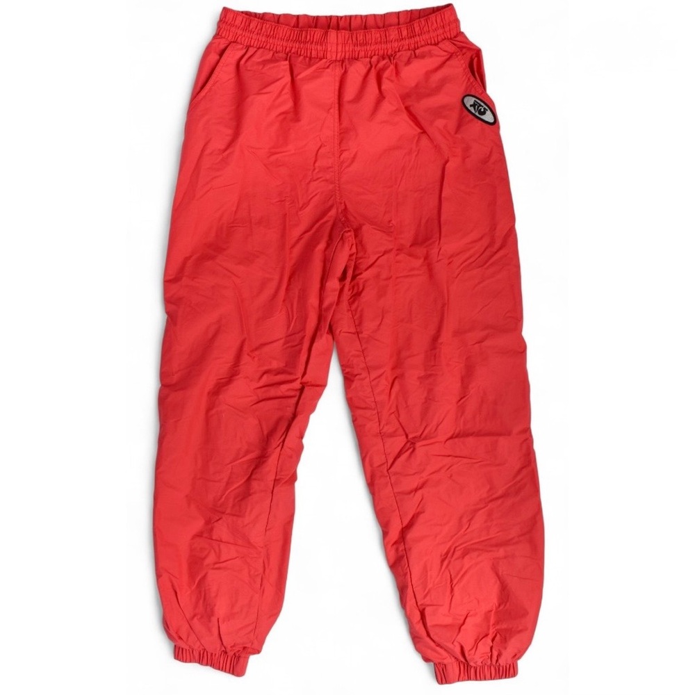 Bright Coral Parachute Jogger Pants